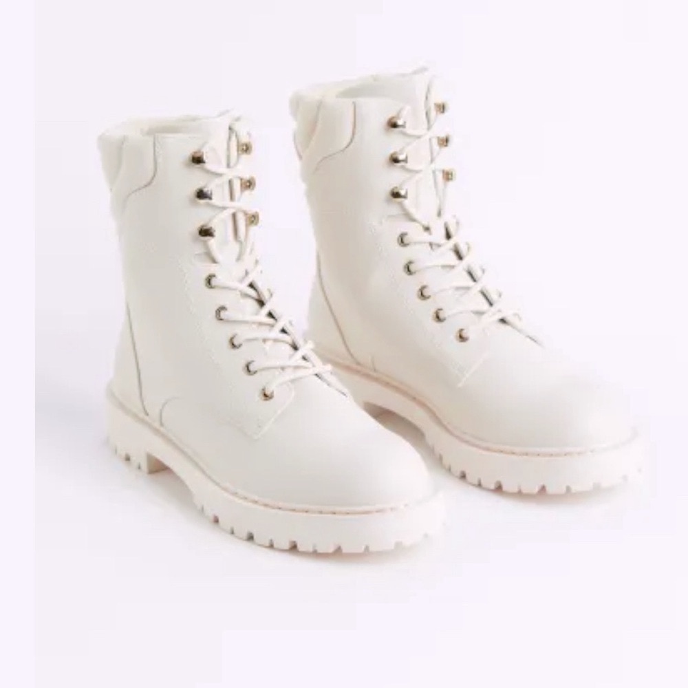 H & M Ankle-high boots - Cream coloured - Picture 2 of 12